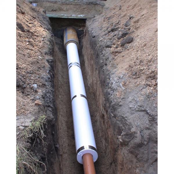 Утеплитель для труб канализационных 110 мм.     скорлупа из пенопласта (пенополистирола)